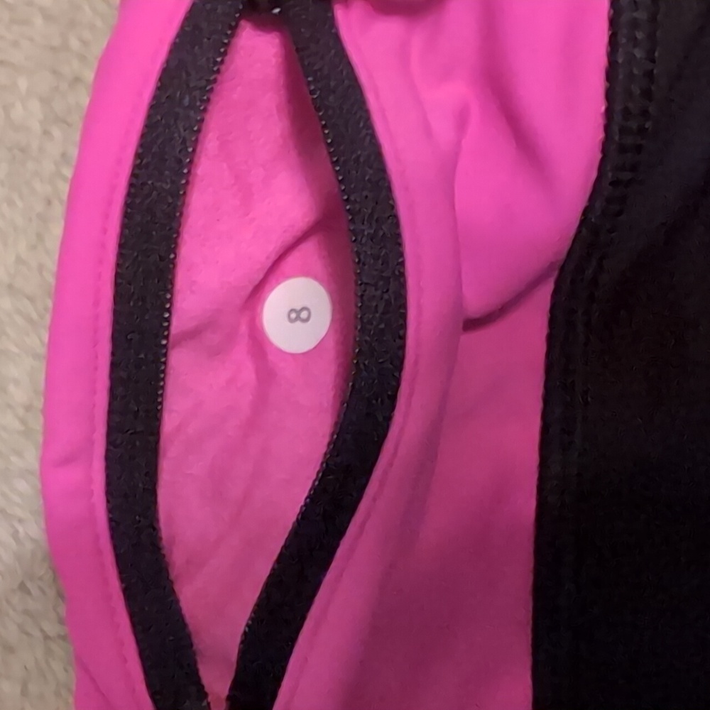 lululemon athletica Women's Athletic Shorts in Black and Pink - 8 - Picture 3 of 6